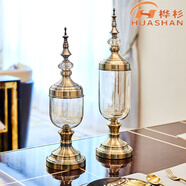 歐式花瓶花藝擺件輕奢客廳插花美式餐桌面家居電視柜干花軟裝飾品 優(yōu)雅古銅色花瓶?jì)杉住静粠Щā?
                                         title=