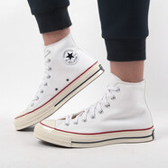 匡威（Converse）帆布鞋男鞋女鞋2025春季新款1970s經(jīng)典情侶運(yùn)動(dòng)鞋高幫休閑鞋板鞋 162056C/經(jīng)典白 38