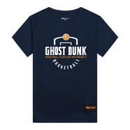 GHOSTDUNK籃球投籃訓練服新款春夏季短袖運動(dòng)t恤休閑寬松吸濕排汗速干透氣運動(dòng)服 寶藍色 3XL