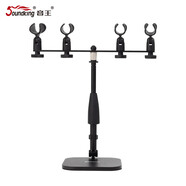 音王 麥克風(fēng)支架桌面直播臺式加重防震話(huà)筒桌面三角支架立式會(huì )議 方底四夾款【可夾四個(gè)麥克風(fēng)】