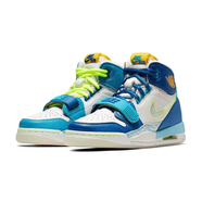 耐克（NIKE）女鞋Air Jordan Legacy 312 三合一休閑籃球鞋AT4040-348 CI4446-400 鴛鴦 白藍(lán) 37.5