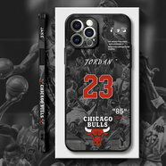 愛物（IWOT）nba球星蘋果系列手機(jī)殼13新款iPhone14保護(hù)套magsafe磁吸15防摔12全包pro籃球promax潮男16plus 黑色-黑灰籃球23號(hào) iPhone 14 Pro