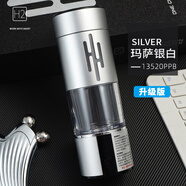 H2ELIXIR超飽和高濃度納米富氫水杯日本spe電解小分子低頻氫氧分離水素杯 瑪薩銀白