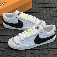 耐克運動(dòng)鞋女鞋 春季新款BLAZER LOW'77滑板鞋耐磨低幫耐磨板鞋 DQ1470-101/偏小建議大半碼 36.5