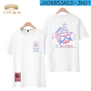 歐若梵崩壞三周邊衣服愛(ài)莉希雅印象痛衣游戲3人之律者夏裝男士短袖T恤 0 08-T恤 5XL