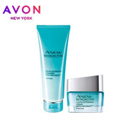 雅芳（AVON） 新活再生套裝 新活深海修護(hù)系列 精華液禮盒面部補(bǔ)水保濕 護(hù)膚 潔面露+深海再生霜