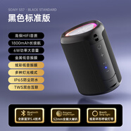 天啟世紀(jì)S37藍(lán)牙音箱戶外小型低音炮便攜式無線小音響高音質(zhì)車載新款 黑色 套餐一標(biāo)準(zhǔn)款32G內(nèi)存卡
