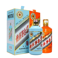 茅臺(tái)（MOUTAI）貴州茅臺(tái) 茅臺(tái)生肖酒 周歲封酒 收藏紀(jì)念婚宴酒 醬香型白酒   53度 500mL 2瓶 (牛年+鼠年)