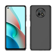 適用紅米note9手機殼磨砂軟殼小米Redminote9外殼紅米note9pro防摔硅膠保護套手機套 紅米note9 5G【磨砂黑】+2片高清全屏鋼化膜