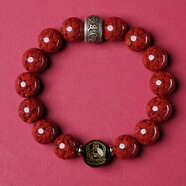 慈靈閣蛇年朱砂手鏈本命年紅屬狗豬阿彌陀佛本命佛護身符轉運珠男士禮物