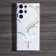 凡淘國潮鳳凰適用三星GalaxyS24Ultra手機殼s22+硅膠23FE軟S25情侶男女note10可愛(ài)A53創(chuàng  )意磨砂5G圓透 FC22國潮鳳凰-透明軟殼 三星Galaxy S25 Ultra