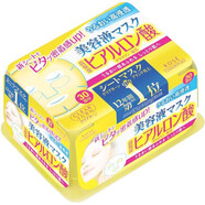 高絲（KOSE）【日本直郵】美容液面膜膠原蛋白玻尿酸薏仁保濕補水美容抽取 精華面膜（玻尿酸）30枚