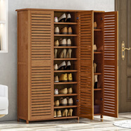 康千秋鞋柜家用門口簡易歐式客廳入戶玄關(guān)柜小戶型防塵儲物柜多層鞋架子 三門九層不帶抽鞋柜