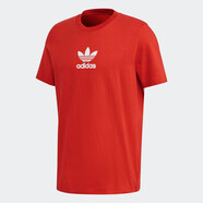 阿迪達(dá)斯 （adidas）三葉草男裝 印花大logo時尚透氣短袖運動舒適T恤FM9966 Z FM9922 XL