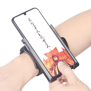 飛格爾跑步手機臂包運動(dòng)手機臂套手腕包男女士通用健身手機袋手腕套腕帶 手腕款【手機夾+短帶】