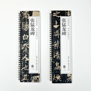 書法毛筆字帖張猛龍碑碑帖近距離臨摹卡全兩卷成人練字書法毛筆北魏楷書字帖