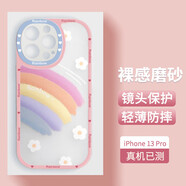 殼姐姐 適用蘋果13Pro手機(jī)殼iPhone13Pro保護(hù)套超薄透明卡通可愛風(fēng)鏡頭精孔全包TPU軟殼防摔軟包邊男女款