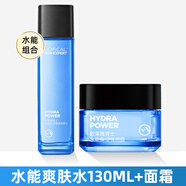 歐萊雅（L'OREAL）男士水能保濕增強爽膚水130ml夏季柔膚水護膚品保濕補水平衡控油 水能爽膚水130ml+水能面霜