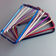 準(zhǔn)岸鋁合金iphone12/13金屬邊框適用蘋果7plus手機(jī)套6p防摔11殼Xs P 黑色＋鏡頭圈＋后鋼化膜 iPhone5S