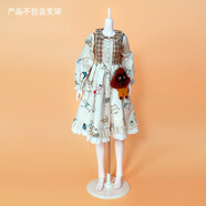 德必勝60厘米3分BJD娃娃換裝衣服套裝服飾禮服SD玩具洋娃娃服裝公主裙子 小白衣服（不含娃娃和頭飾） 適合60厘米高3分娃