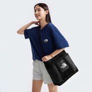 The North Face北面情侶款托特包單肩包戶外休閑3KZU 黑色/53R 17升