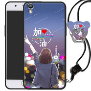 魅上 oppor9手機殼r9m男款個性創(chuàng)意plus潮軟硅膠0pp0全包防摔女款掛繩帶支架保護套 此生加油 oppor9/r9m