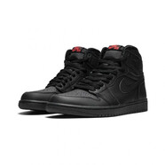 耐克（NIKE）AIR JORDAN 1男女鞋情侶款A(yù)J1高幫籃球鞋 555088-575441-022黑色 36