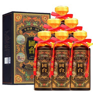 國臺年份酒10年/十年 茅臺鎮53度醬香型高度白酒 收藏送禮 500ml 53度 500mL 6瓶 （黑金）整箱