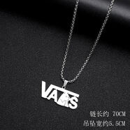 君魄男生項(xiàng)鏈個(gè)性潮流原宿男學(xué)生韓版簡約型男項(xiàng)鏈六芒星時(shí)尚街頭 VANS BOY項(xiàng)鏈(可淬火)