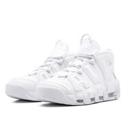 耐克（NIKE）男鞋 Air More Uptempo 大AIR 皮蓬氣墊運動(dòng)休閑籃球跑步鞋  921948-100 純白 41