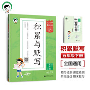 53小學(xué)基礎練 積累與默寫(xiě) 語(yǔ)文 五年級下冊 2025版 含期末復習卷 適用2025春季 