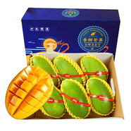 哆莫香越南大青芒 當季青芒果 特大芒果單果1斤以上 9斤禮盒裝 無(wú)絲甜大果樹(shù)上熟