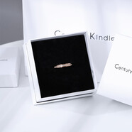 CENTURY& KINDLE滿天星情侶戒指一對戒刻字小眾設(shè)計簡約時尚潮流送女朋友生日禮物 (玫瑰金色)滿天星 8號
