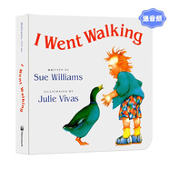 英文原版 I Went Walking 我想去散步 紙板書 吳敏蘭推薦 送電子音頻送音頻