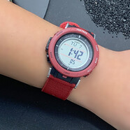 卡西歐【CASIO】手表 PROTREK 太陽能戶外運(yùn)動(dòng)登山男士防水腕表 PRG-30B-4PR（太陽能+不帶電波）