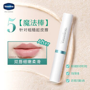 凡士林 潤唇膏 (Vaseline)保濕滋潤精華煥亮鎖水溫和滋養彈潤護唇膏 5號柔嫩磨砂1.8g