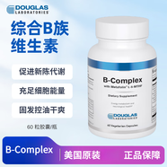道格拉斯美國原裝Douglas實(shí)驗(yàn)室 復(fù)合維生素B加活性葉酸保健品 代謝B族膠囊(60粒)