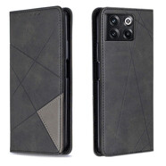 簡魅 適用一加Ace Pro手機殼11翻蓋皮套1+11R保護套OnePlus競速版Ace2防摔2V男 一加Ace Pro黑色 配鋼化膜+手掛繩