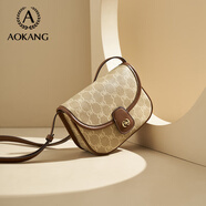 奧康（Aokang）包包女包手提包新款復(fù)古托特包印花斜挎單肩包生日禮物送女友老婆 BG703405-棕咖色