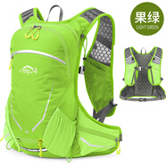 INOXTO鷹圖16升自行車(chē)騎行背包戶(hù)外跑步水袋包爬山登山背囊徒步雙肩背包 果綠色+防雨罩 16升背包+2L水袋