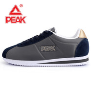 匹克匹克阿甘鞋男鞋2024新款透氣運動(dòng)鞋男情侶鞋小白鞋休閑鞋子跑步鞋 城堡灰/裙藍 38