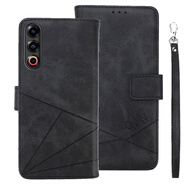 簡(jiǎn)魅 適用魅族20手機殼魅族20Pro翻蓋皮套Meizu 21保護套21Pro錢(qián)包款M381Q插卡M391Q新款M461Q男M481Q 魅族21（M461Q）黑色 配鋼化膜+手掛繩