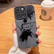 菲鳥(niǎo)歸林海賊王索隆適用蘋(píng)果14PLUS/13/12/11PROMAX手機殼iPhone15/8/XR軟 翻毛皮-JH923海賊王索隆 蘋(píng)果12