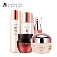 夢(mèng)迪莎方金典維E緊致煥顏套裝水乳液霜護(hù)膚品套裝補(bǔ)水保濕緊致 水+乳+精華+眼霜+保濕霜