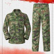 新款迷彩服夏季軍訓服戶外服裝裝服飾工作服耐磨耐穿男士男裝 新點夏(上衣+褲子) 7XL /180-104-108