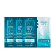 薇姿 VICHY LABORATOIRES89益生菌密集修護(hù)煥活精華面膜 舒緩敏感玻尿酸精華保濕補(bǔ)水 3片