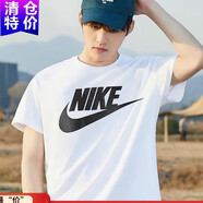 耐克（NIKE）短袖男裝2025夏季新款運動服ins潮時尚休閑服圓領(lǐng)舒適透氣T恤 AR5005-101/全棉親膚/店長主推款 XL