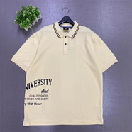 Plory春夏季潮流簡約純色休閑Polo領(lǐng)潮流流行新品短袖男POHAC2503S 黃色 180