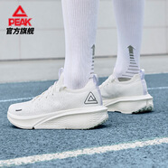 匹克匹克輕彈跑步鞋男鞋網(wǎng)面透氣鞋子休閑運(yùn)動(dòng)鞋輕便跑鞋女鞋 米色 37
