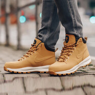 耐克（NIKE）男鞋冬季新款MANOA男子戶(hù)外運動(dòng)鞋靴子馬丁靴大黃靴輕便休閑鞋 454350-700黃棕色 戶(hù)外鞋 40.5